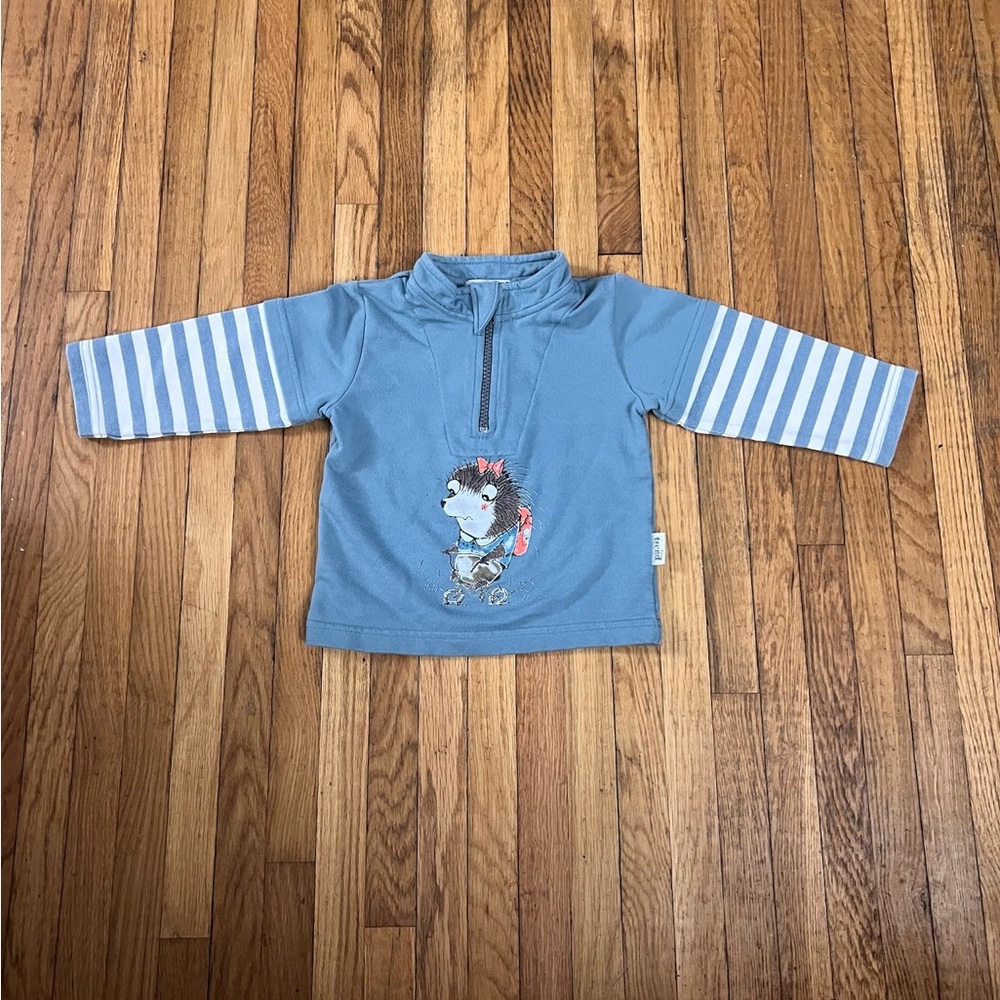 Tulec Trend 9/12 Hedgehog quarter zip sweatshirt